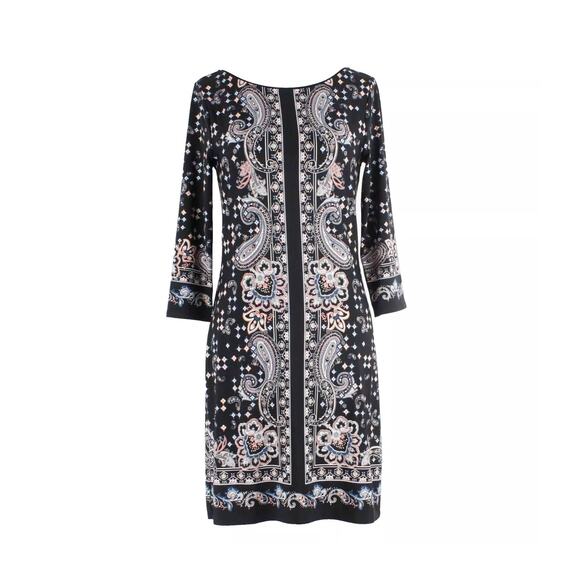 White House Black Market Dresses & Skirts - White House Black Market Paisley Print Three Quarter Sleeve Dress Size XXS
